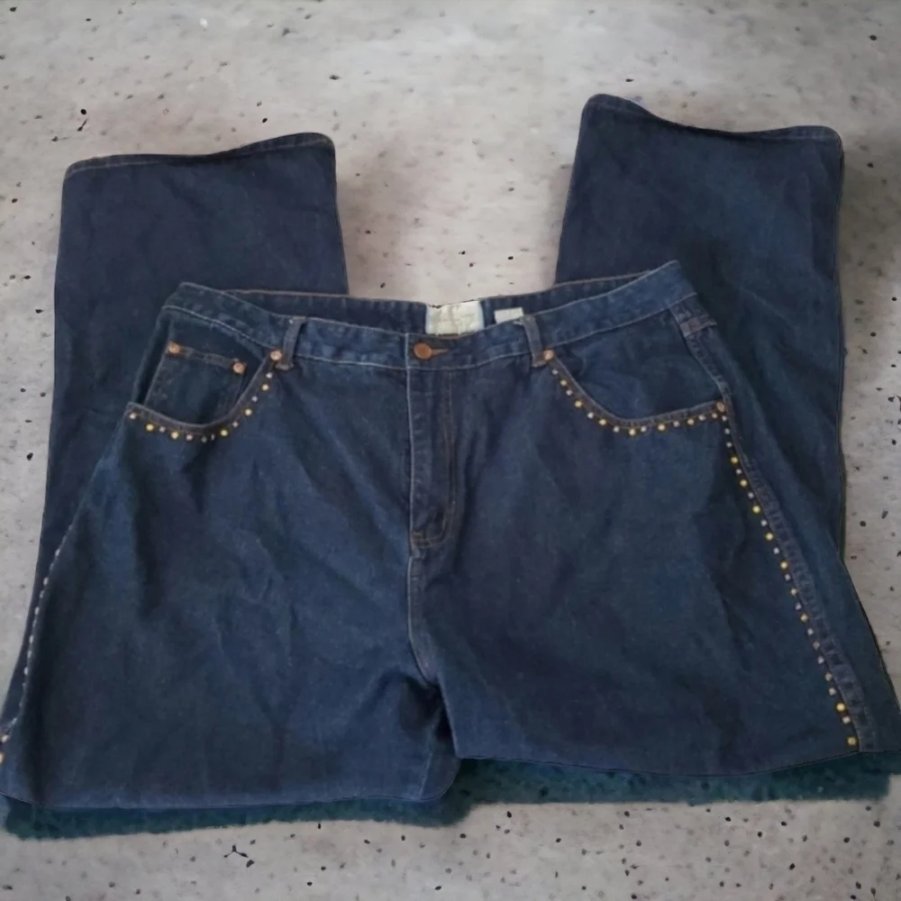 Capistrano Gold Beaded Jeans